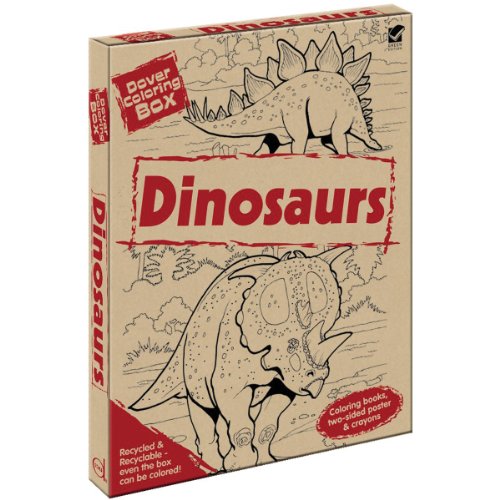 Stock image for Dover Coloring Box: Dinosaurs (Dover Fun Kits) for sale by Bestsellersuk