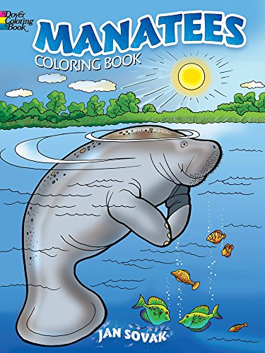 9780486473901: Manatees Coloring Book (Dover Sea Life Coloring Books)