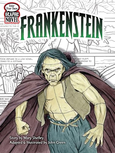 9780486474151: Color Your Own Graphic Novel FRANKENSTEIN (Dover Horror Coloring Books)