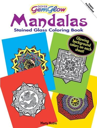 Imagen de archivo de Mandalas GemGlow Stained Glass Coloring Book Format: Paperback a la venta por INDOO