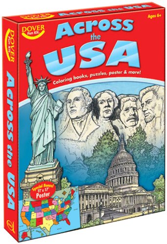 Across the USA Fun Kit (Dover Fun Kits) (9780486474861) by Dover; Kits For Kids