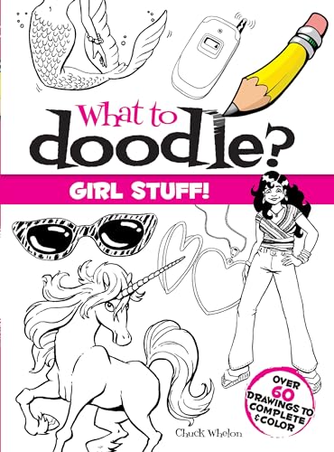 Beispielbild fr What to Doodle? Girl Stuff! (Dover Doodle Books) zum Verkauf von HPB-Movies