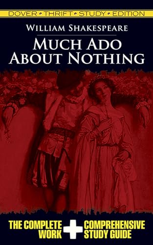 Much Ado About Nothing Thrift Study Edition By William Shakespeare Dover Publications