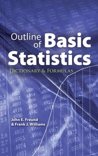 Imagen de archivo de Outline of Basic Statistics: Dictionary and Formulas (Dover Books on Mathematics) a la venta por HPB-Diamond