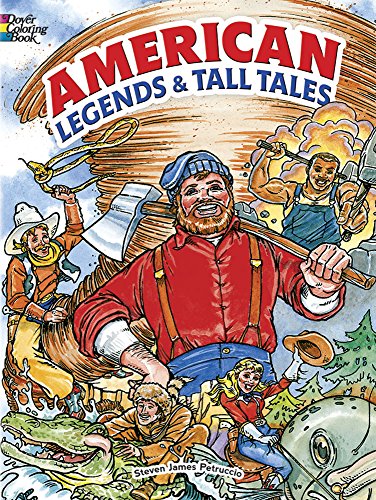 Stock image for American Legends and Tall Tales (Dover Classic Stories Coloring Book) for sale by SecondSale