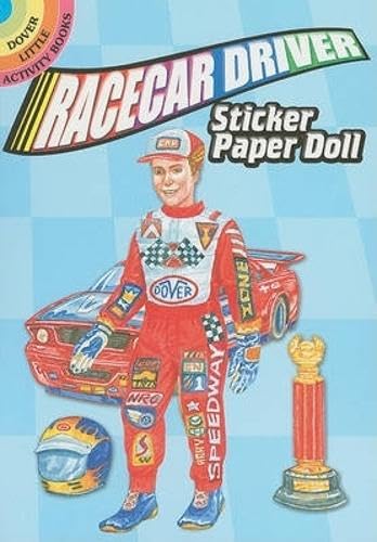 9780486478593: Racecar Driver Sticker Paper Doll (Dover Little Activity Books Paper Dolls)