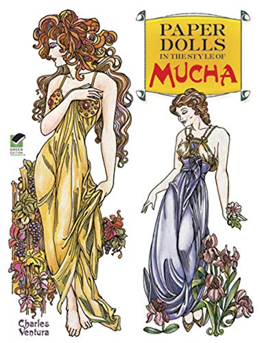 Imagen de archivo de Paper Dolls in the Style of Mucha (Dover Paper Dolls) a la venta por Ergodebooks