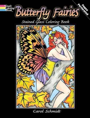 Beispielbild fr Butterfly Fairies Stained Glass Coloring Book Format: Paperback zum Verkauf von INDOO