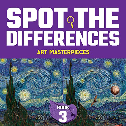 

Spot the Differences Book 3: Art Masterpiece Mysteries (Dover Children's Activity Books) Paperback