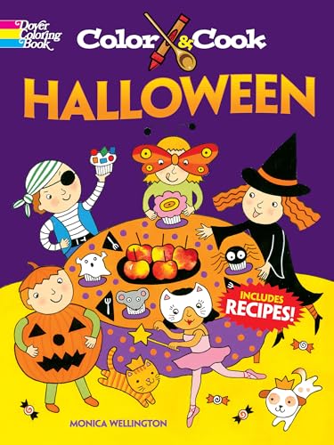 Imagen de archivo de Color & Cook HALLOWEEN (Dover Kids Activity Books: Cooking) a la venta por GF Books, Inc.