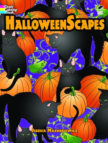 Imagen de archivo de HalloweenScapes (Dover Holiday Coloring Book) a la venta por SecondSale