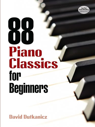 9780486483887: 88 piano classics for beginners piano (Dover Classical Piano Music for Beginners)