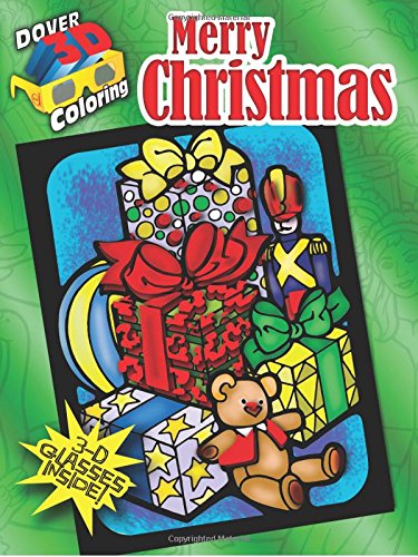 Stock image for 3-D Coloring Book--Merry Christmas (Dover 3-D Coloring Book) for sale by PlumCircle