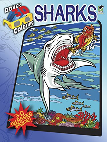 

Dover Publications Sharks Coloring Book 3D (Dover 3-D Coloring Book)