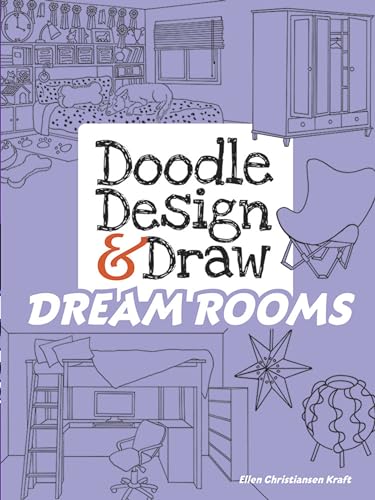 Stock image for Doodle Design & Draw DREAM ROOMS (Dover Doodle Books) for sale by SecondSale