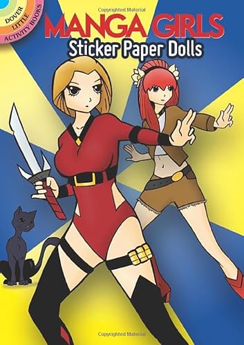 9780486486413: Manga Girls Sticker Paper Dolls (Dover Little Activity Books: Fantasy)