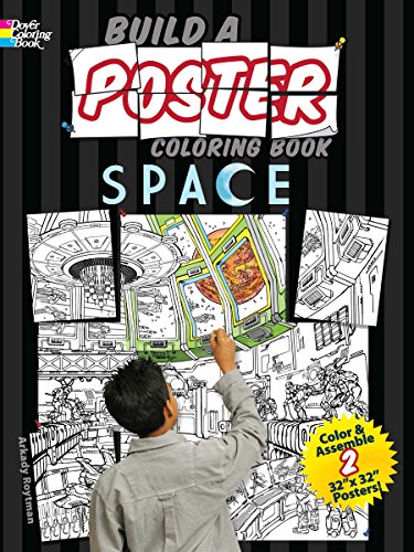 9780486486451: Build a Poster Coloring Book--Space (Dover Build A Poster Coloring Book)