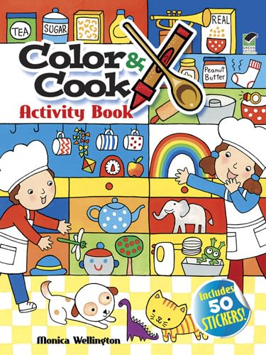 Stock image for Color & Cook Activity Book with 30 Stickers! (Dover Children's Activity Books) for sale by Wonder Book