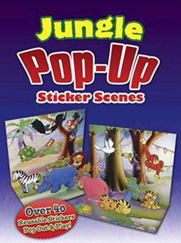 Beispielbild fr Jungle PopUp Sticker Scenes (Dover Sticker Books) zum Verkauf von International Publishing Services Ltd.