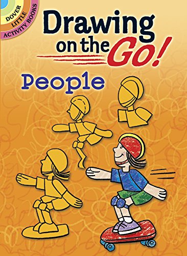 9780486488820: Drawing on the Go! People (Dover Little Activity Books: Drawing)