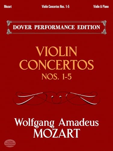 Violin Concertos Nos.1-5: Performance Edition for Violin and Piano (Book) - Wolfgang Amadeus Mozart