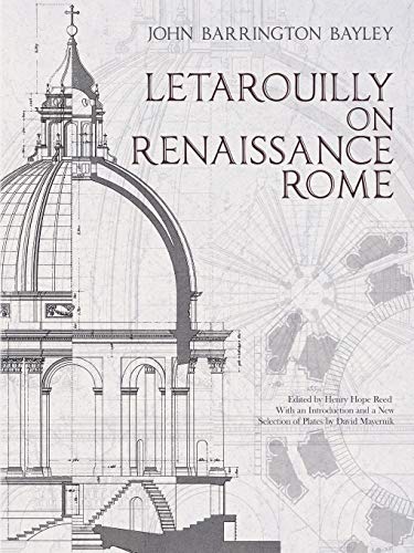 Beispielbild fr Letarouilly on Renaissance Rome: Tbd (Dover Architecture) zum Verkauf von WorldofBooks