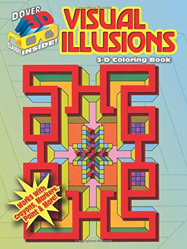 9780486489261: 3-D Coloring Book - Visual Illusions (Dover 3-D Coloring Book)