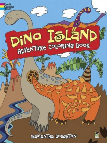 Stock image for Dino Island Adventure Coloring Book for sale by WorldofBooks