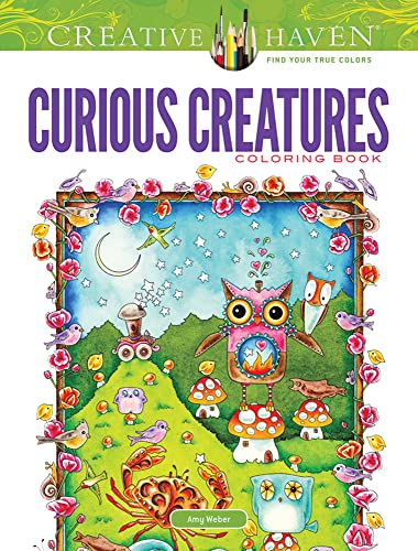 9780486492698: Creative Haven Curious Creatures Coloring Book