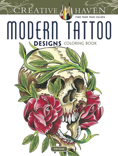 9780486493268: Creative Haven Modern Tattoo Designs Coloring Book