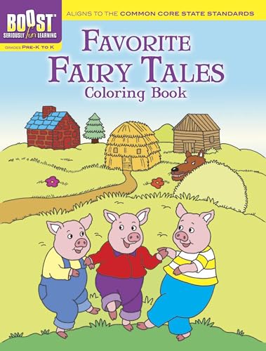 Stock image for BOOST Favorite Fairy Tales Coloring Book (Dover Classic Stories Coloring Book) for sale by PlumCircle