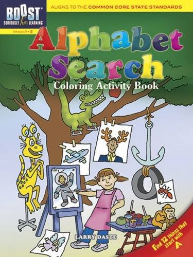 Beispielbild fr BOOST Alphabet Search Coloring Activity Book zum Verkauf von Buchpark