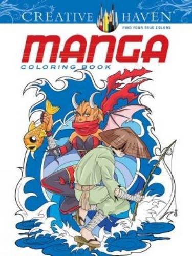 Imagen de archivo de Creative Haven: Manga Coloring Book a la venta por ThriftBooks-Dallas