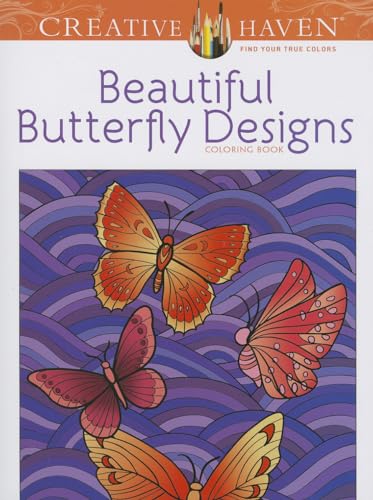 Stock image for Creative Haven Beautiful Butterfly Designs Coloring Book (Creative Haven Coloring Books) for sale by SecondSale