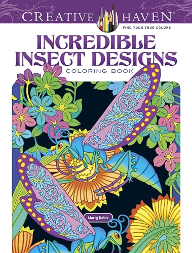 9780486494999: Incredible Insect Designs Adult Coloring Book