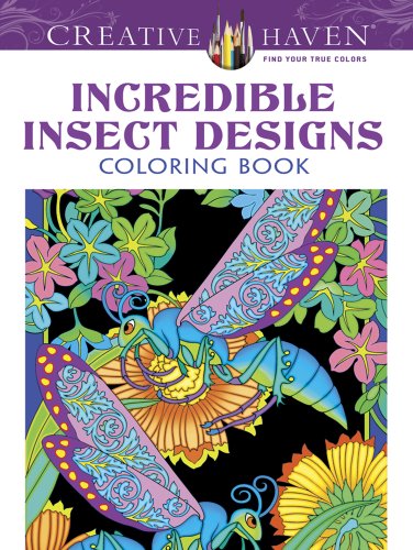 9780486494999: Incredible Insect Designs Adult Coloring Book
