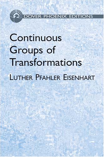 Beispielbild fr Continuous Groups of Transformations zum Verkauf von Zubal-Books, Since 1961