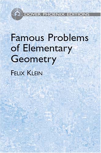 9780486495514: Famous Problems of Elementary Geome (Dover Phoenix Editions)