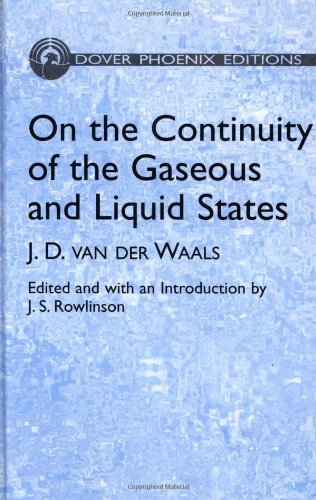9780486495934: On the Continuity of the Gaseous & (Dover Books on Physics)