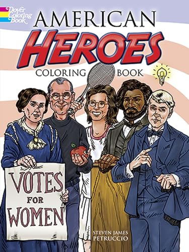 9780486498959: American Heroes Coloring Book (Dover Coloring Books for Children)