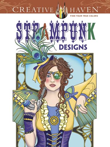 Beispielbild fr Creative Haven Steampunk Designs Coloring Book (Creative Haven Coloring Books) zum Verkauf von SecondSale