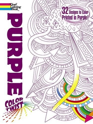 9780486499475: COLORTWIST -- Purple Coloring Book (Dover Coloring Books)