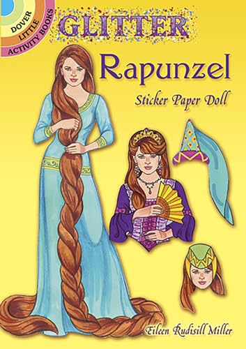 9780486499482: Glitter Rapunzel Sticker Paper Doll