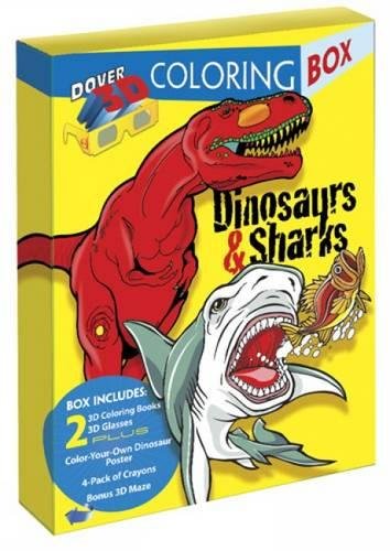 Dinosaurs and Sharks 3-D Coloring Box (Dover Fun Kits) (9780486499727) by Dover