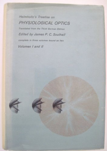 Beispielbild fr Treatise on Physiological Optics zum Verkauf von Better World Books