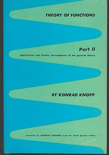 Beispielbild fr Theory of Functions, Part 2 (Pt. 2) zum Verkauf von Wonder Book