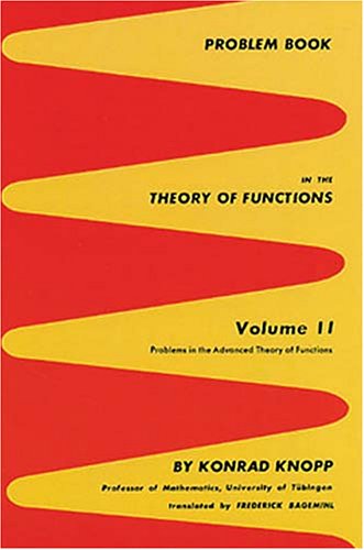 Beispielbild fr Problems in the Advanced Theory of Functions zum Verkauf von Better World Books