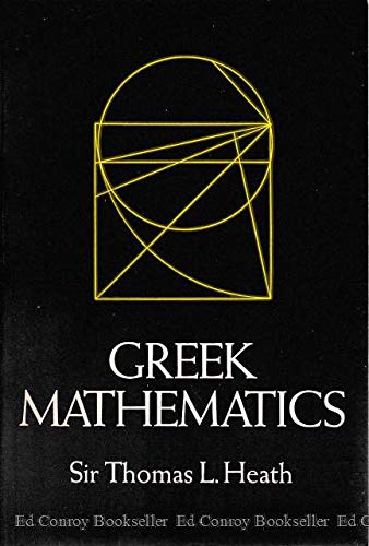 Stock image for Greek Mathematics for sale by Better World Books