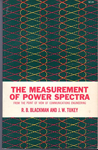 9780486605074: Measurement of Power Spectra from the Point of Vie