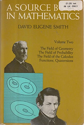 9780486605531: Source Book in Mathematics: v. 2